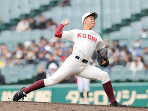 ５回１失点と好投した高知・平（カメラ・義村　治子）