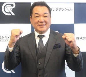 「東京レジンデンシャル」のCCOに就任し、都内で会見に臨む槙原寛己氏（撮影・小島　和之）
