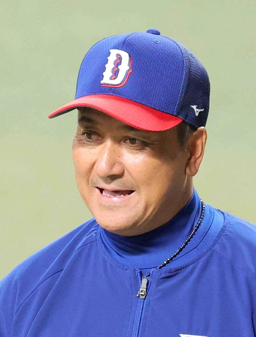 中日・落合英二コーチ